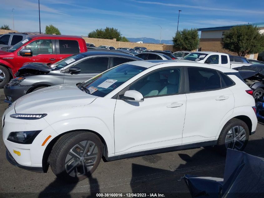 2022 HYUNDAI KONA ELECTRIC SEL KM8K33AG5NU137685