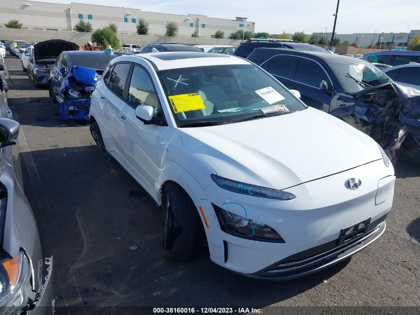 2022 HYUNDAI KONA ELECTRIC SEL - KM8K33AG5NU137685
