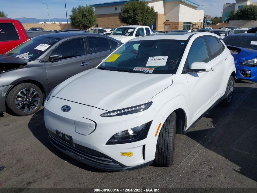 2022 HYUNDAI KONA ELECTRIC SEL KM8K33AG5NU137685