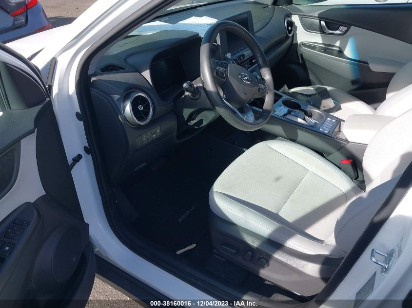 2022 HYUNDAI KONA ELECTRIC SEL KM8K33AG5NU137685