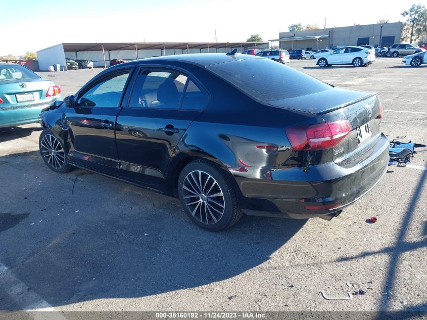2017 VOLKSWAGEN JETTA SPORT - 3VWD17AJ5HM304915