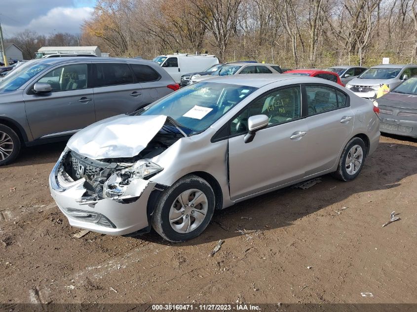 2014 HONDA CIVIC LX - 19XFB2F53EE030854
