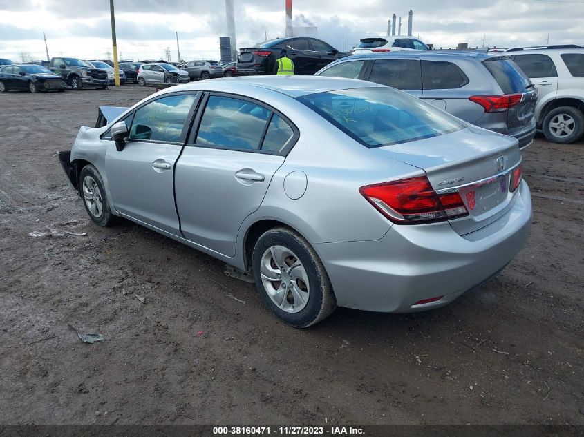 2014 HONDA CIVIC LX - 19XFB2F53EE030854