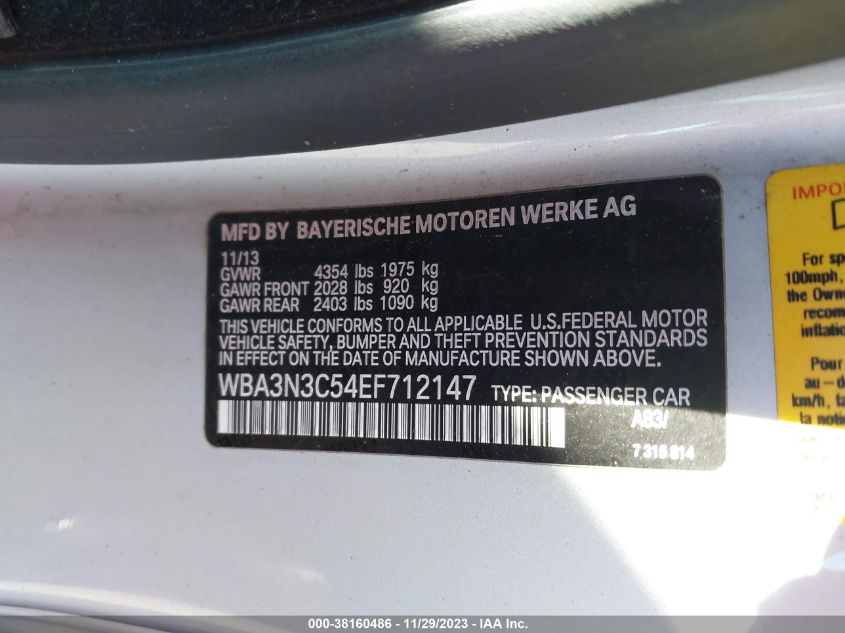 2014 BMW 428I - WBA3N3C54EF712147