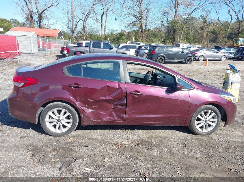 2017 KIA FORTE LX - 3KPFL4A75HE016704