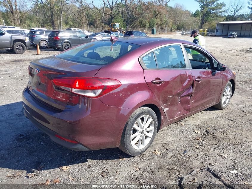 2017 KIA FORTE LX - 3KPFL4A75HE016704
