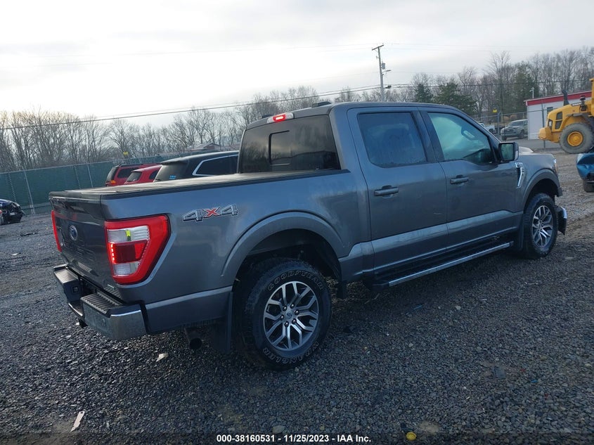 VIN 1FTFW1E89MFB52844 2021 FORD F-150 LARIAT