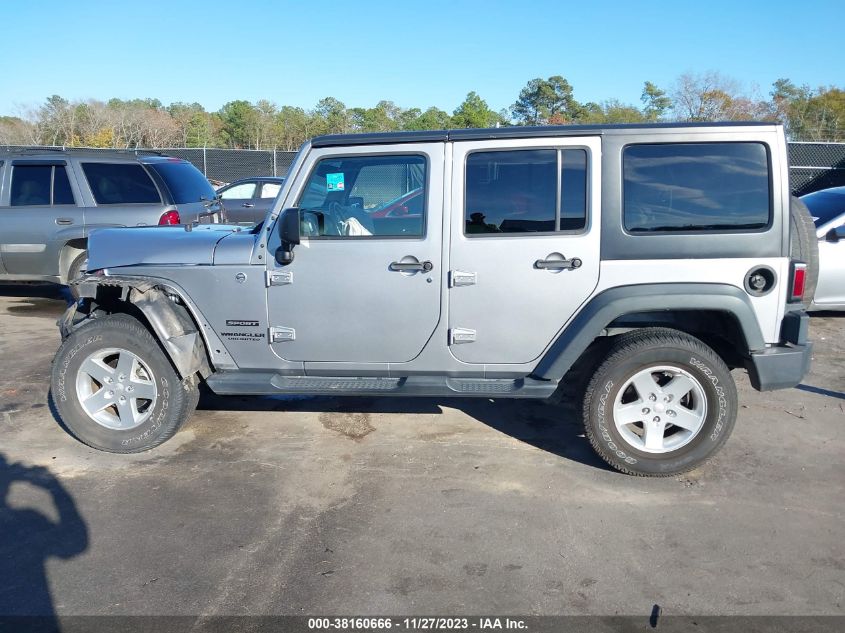 2015 JEEP WRANGLER UNLIMITED SPORT - 1C4BJWDG4FL682128