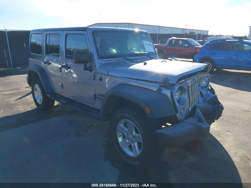 2015 JEEP WRANGLER UNLIMITED SPORT - 1C4BJWDG4FL682128