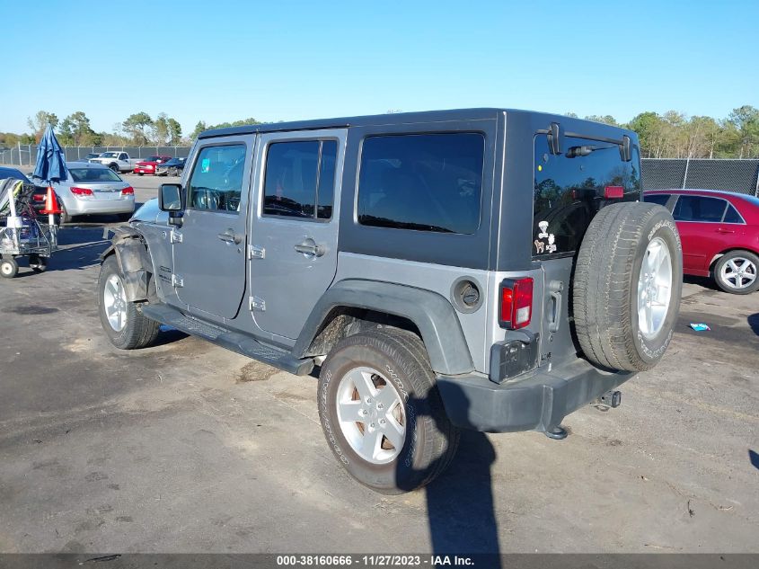 2015 JEEP WRANGLER UNLIMITED SPORT - 1C4BJWDG4FL682128