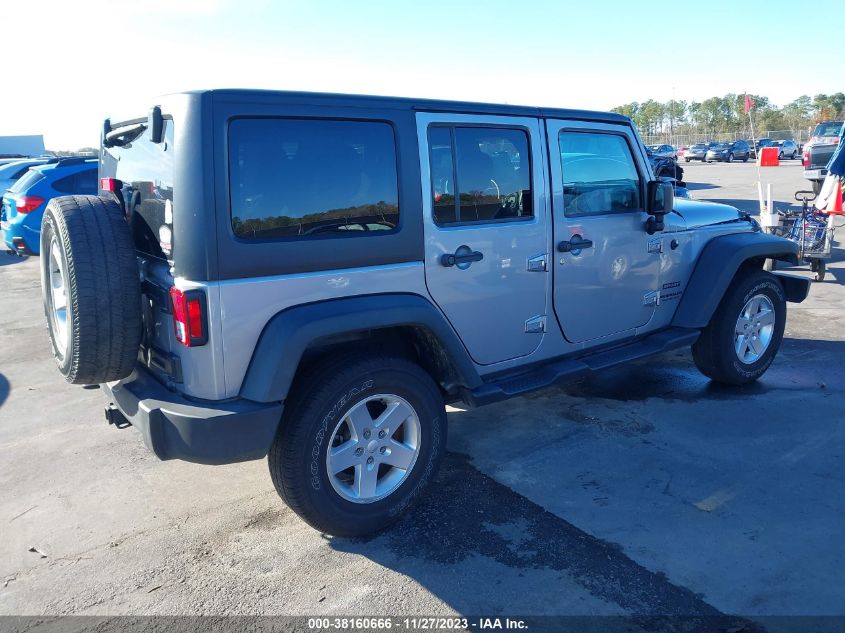 2015 JEEP WRANGLER UNLIMITED SPORT - 1C4BJWDG4FL682128