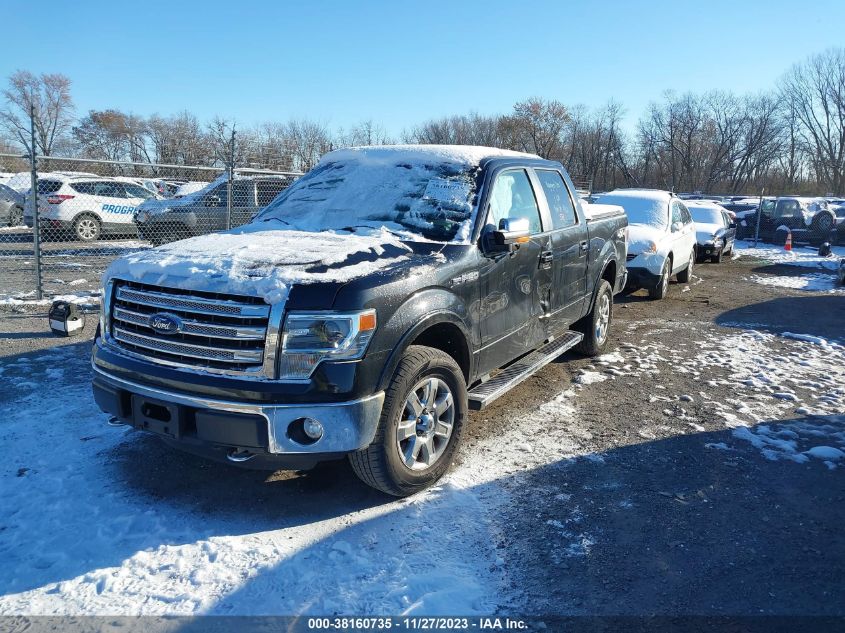 2014 FORD F-150 LARIAT - 1FTFW1EF5EFC28639