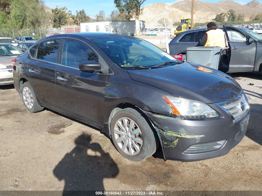 2014 NISSAN SENTRA S/SV/SR/SL - 1N4AB7APXEN855159