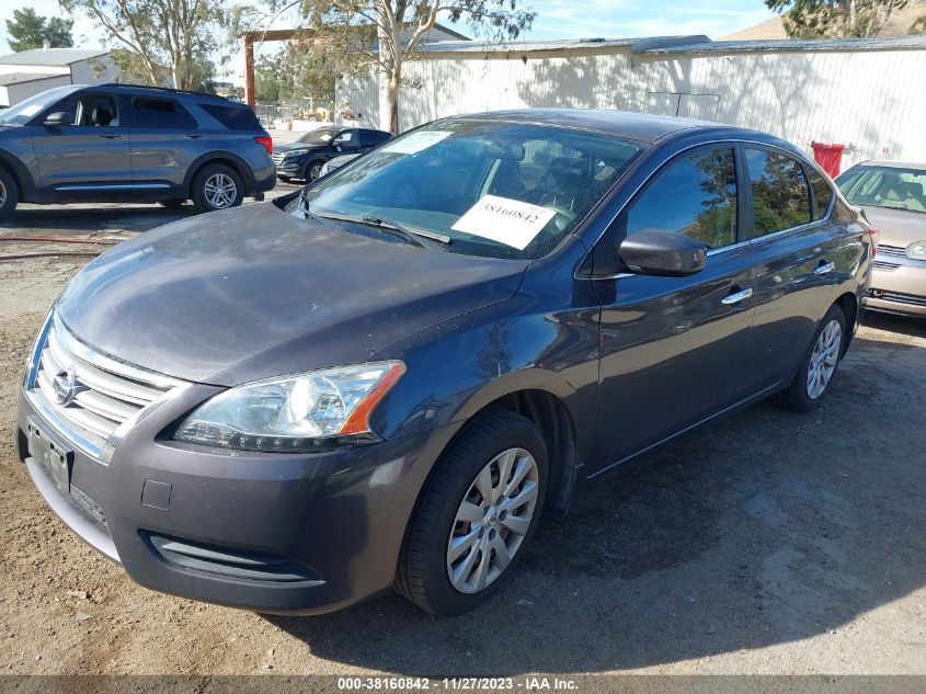 2014 NISSAN SENTRA S/SV/SR/SL - 1N4AB7APXEN855159