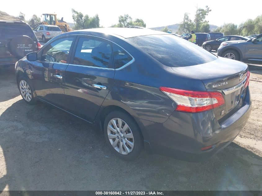 2014 NISSAN SENTRA S/SV/SR/SL - 1N4AB7APXEN855159