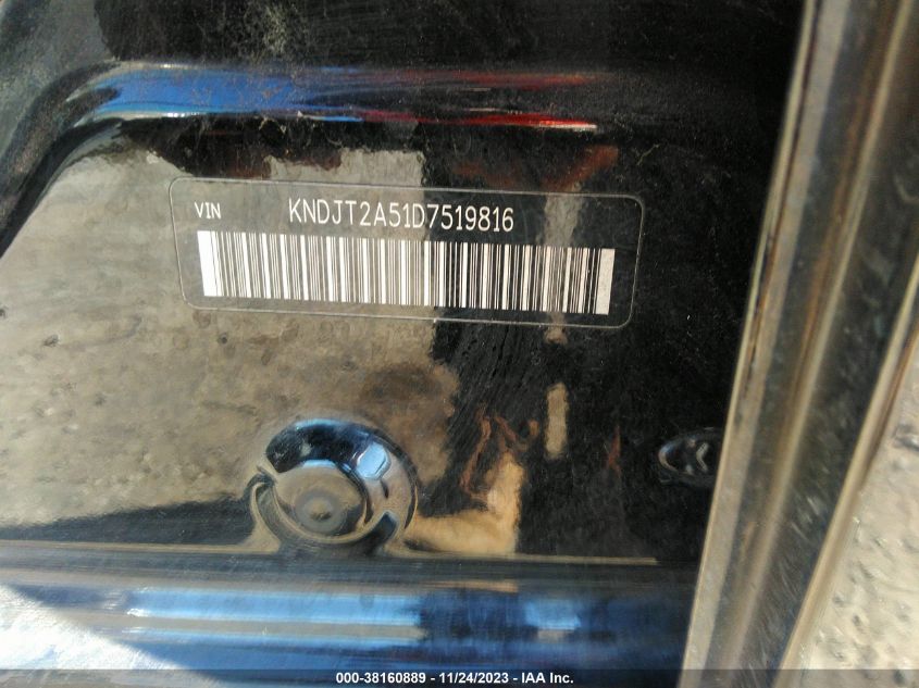 2013 KIA SOUL BASE - KNDJT2A51D7519816