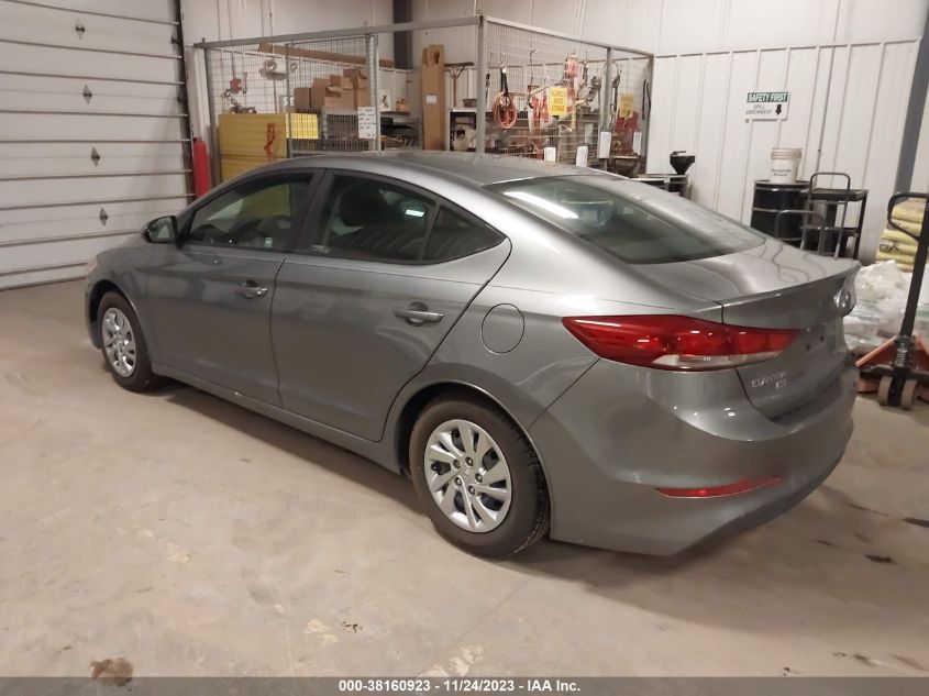 2018 HYUNDAI ELANTRA SE - KMHD74LFXJU453164