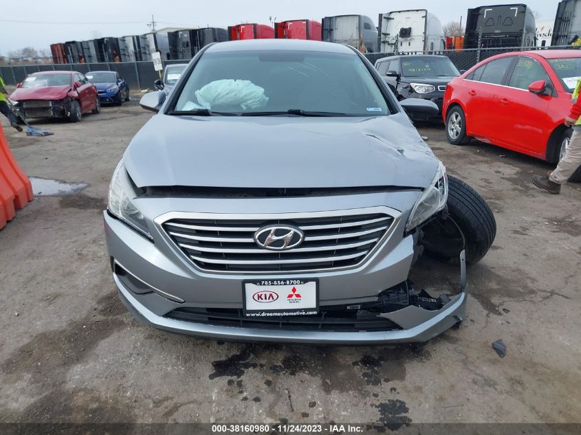 2017 HYUNDAI SONATA 2.4L - 5NPE24AF6HH537531