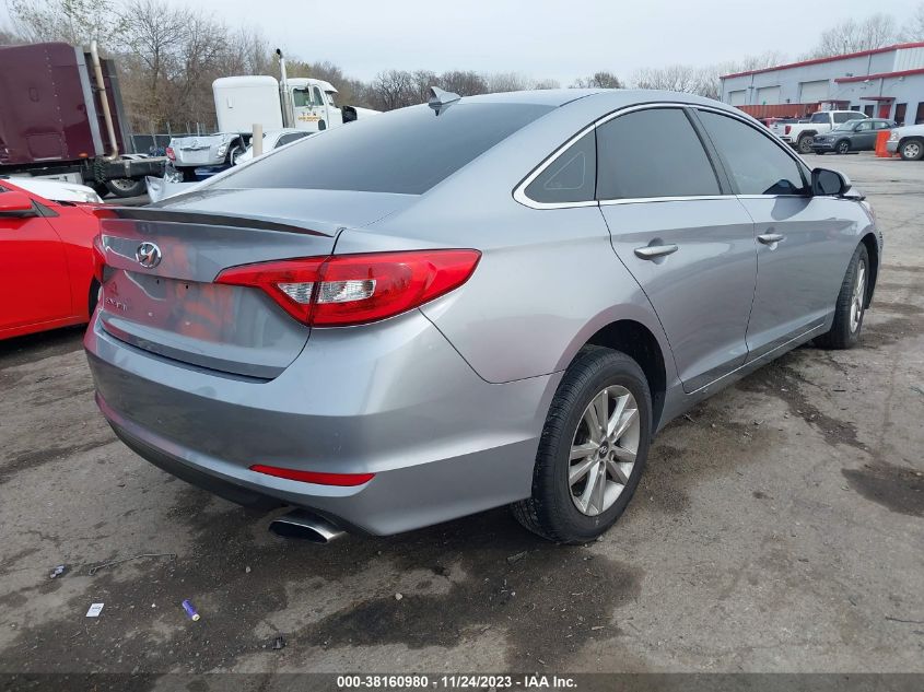 2017 HYUNDAI SONATA 2.4L - 5NPE24AF6HH537531