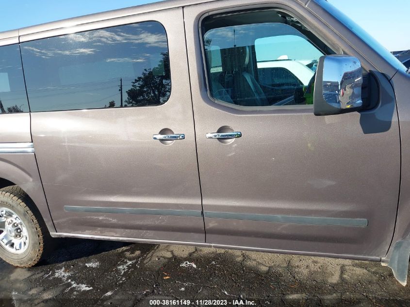 2018 NISSAN NV PASSENGER NV3500 HD SL V8 5BZAF0AAXJN852239