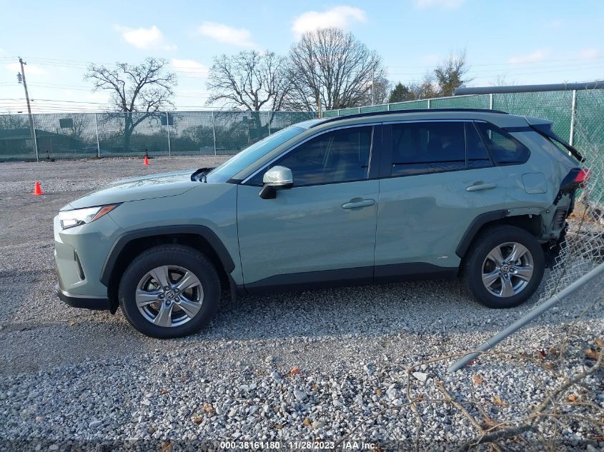2022 TOYOTA RAV4 XLE HYBRID - JTMRWRFV8ND566601