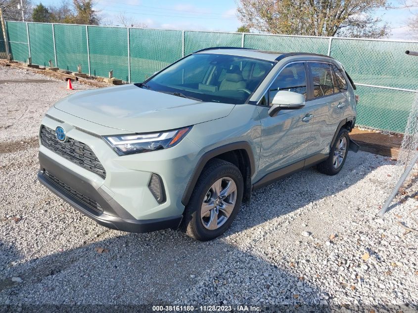 2022 TOYOTA RAV4 XLE HYBRID - JTMRWRFV8ND566601