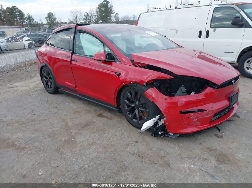7SAXCAE59PF365615 TESLA MODEL X DUAL MOTOR ALL-WHEEL 2023