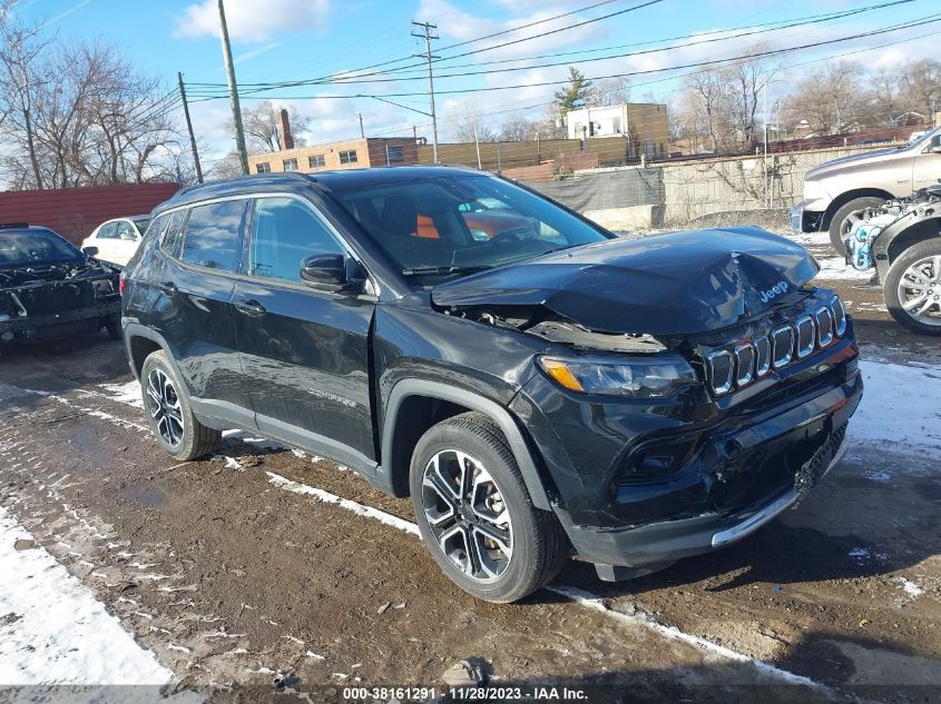 2022 JEEP COMPASS LIMITED 4X4 - 3C4NJDCB2NT195584