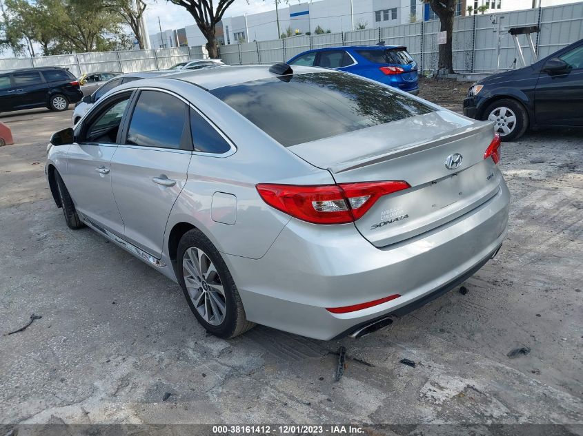 2015 HYUNDAI SONATA SPORT/LIMITED - 5NPE34AF0FH046480