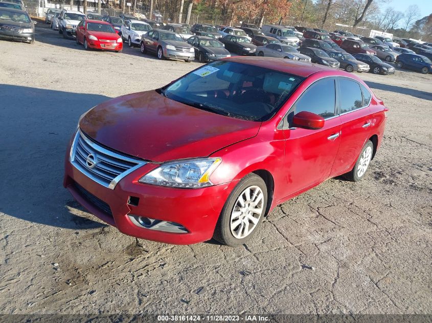 2014 NISSAN SENTRA FE+ S/FE+ SV/S/SL/SR/SV - 3N1AB7AP4EL643614