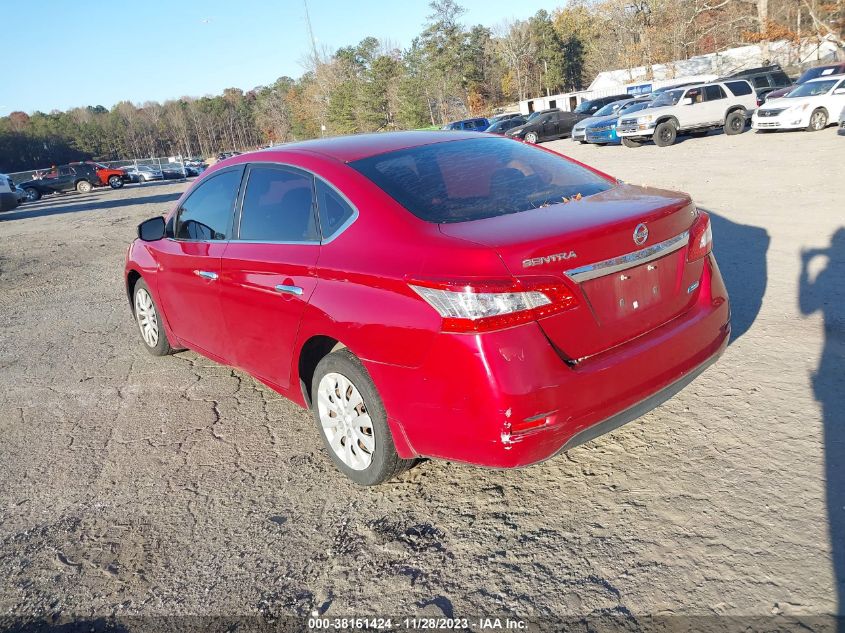 2014 NISSAN SENTRA FE+ S/FE+ SV/S/SL/SR/SV - 3N1AB7AP4EL643614