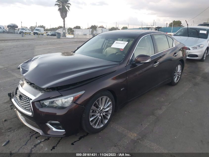 VIN JN1EV7AP4LM200312 2020 INFINITI Q50 LUXE