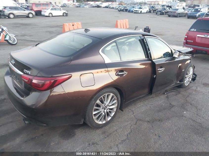 VIN JN1EV7AP4LM200312 2020 INFINITI Q50 LUXE
