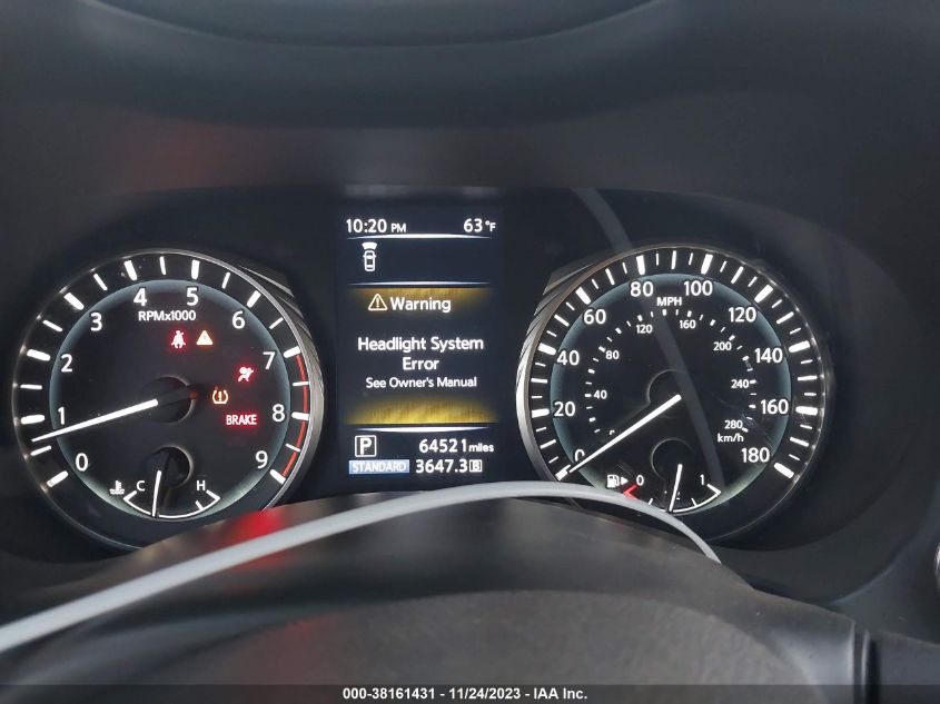 VIN JN1EV7AP4LM200312 2020 INFINITI Q50 LUXE