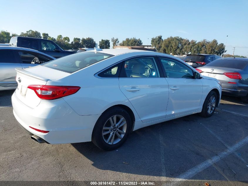 2015 HYUNDAI SONATA SE - 5NPE24AF9FH015540