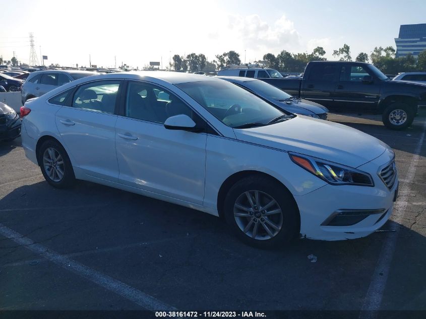 2015 HYUNDAI SONATA SE - 5NPE24AF9FH015540