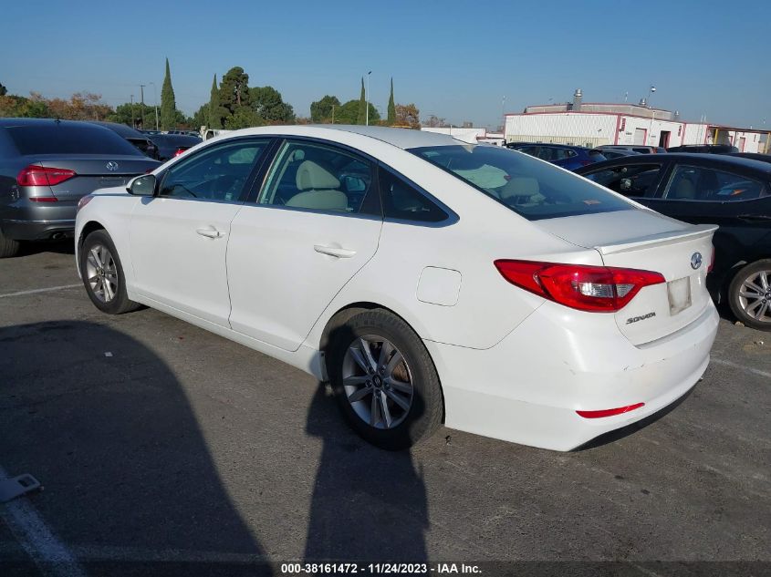 2015 HYUNDAI SONATA SE - 5NPE24AF9FH015540