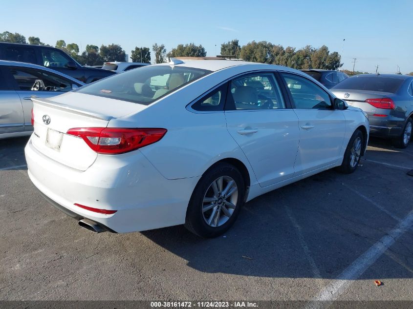 2015 HYUNDAI SONATA SE - 5NPE24AF9FH015540