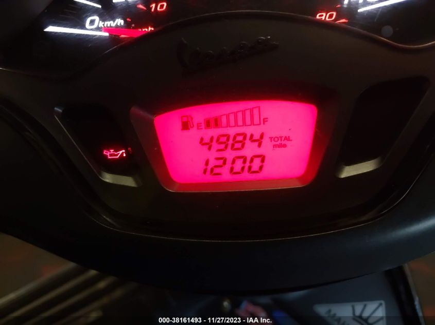 2016 VESPA SPRINT 150 3V ZAPM818G1G5401134