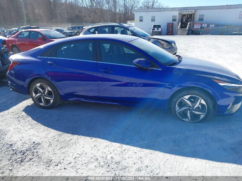 2023 HYUNDAI ELANTRA LIMITED - KMHLP4AG2PU588350