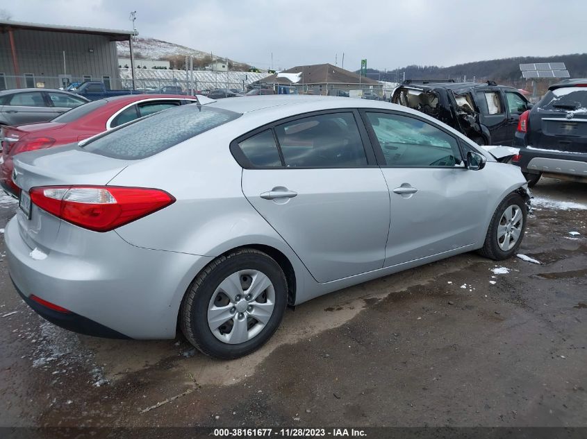 2016 KIA FORTE LX - KNAFK4A63G5531377