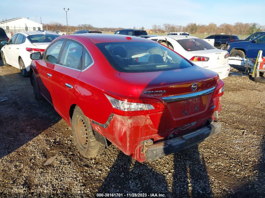 2013 NISSAN SENTRA S/SV/SR/SL - 3N1AB7APXDL608042