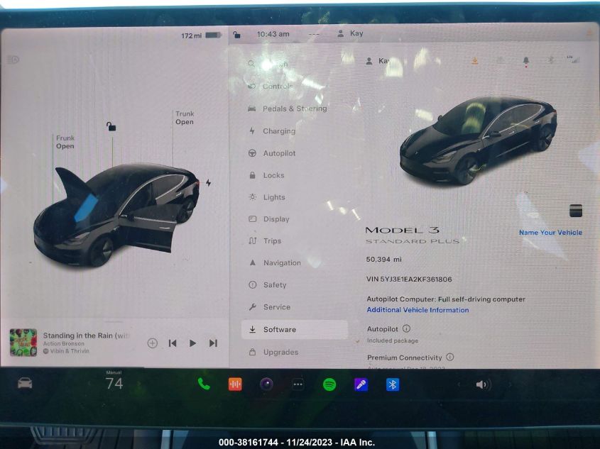 2019 TESLA MODEL 3 LONG RANGE - 5YJ3E1EA2KF361806