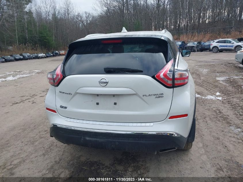 2018 NISSAN MURANO PLATINUM - 5N1AZ2MH2JN148494