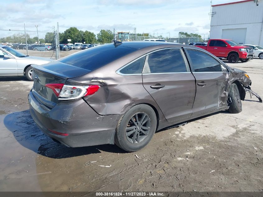 2015 HYUNDAI SONATA SE - 5NPE24AF5FH204749