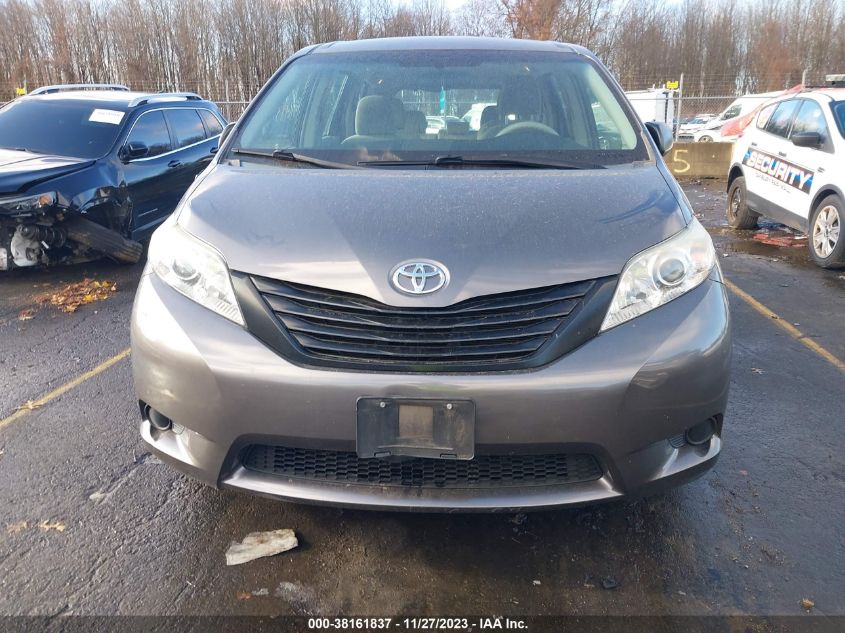 2013 TOYOTA SIENNA L V6 7 PASSENGER - 5TDZK3DC1DS342583