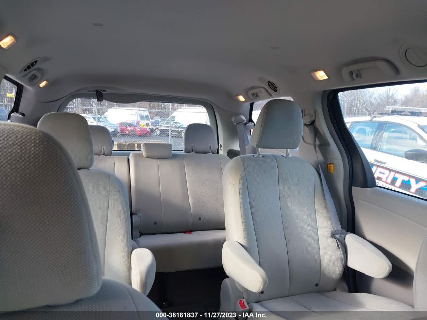 2013 TOYOTA SIENNA L V6 7 PASSENGER - 5TDZK3DC1DS342583