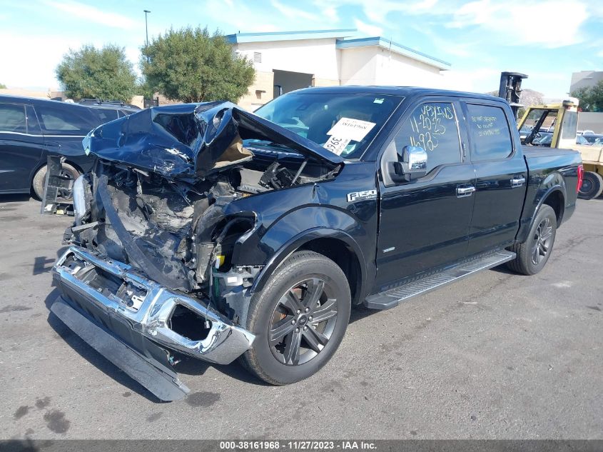 2016 FORD F-150 LARIAT - 1FTEW1CG8GFA37954