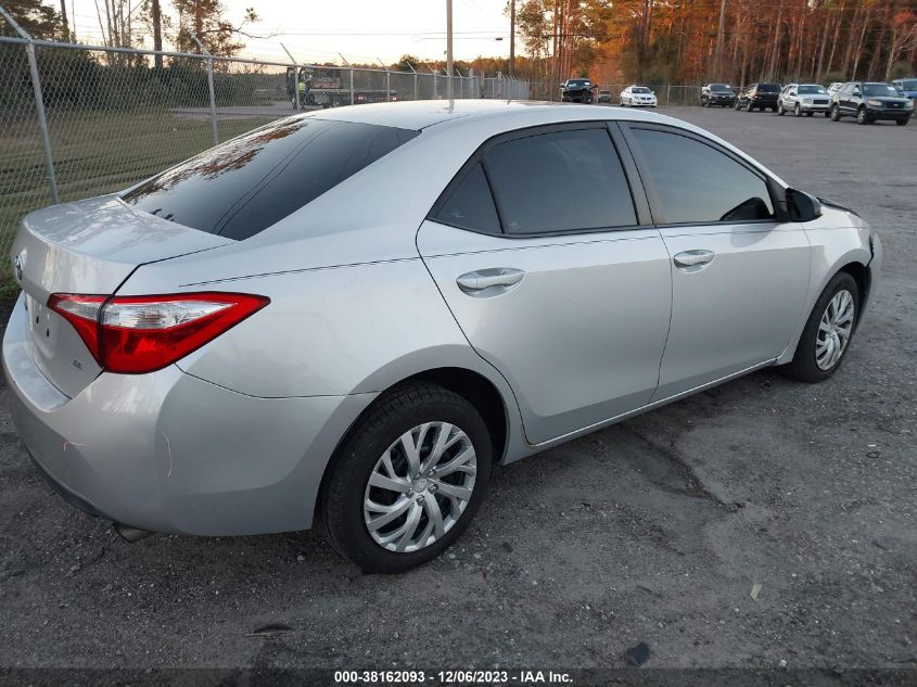 5YFBURHE2EP087902 | 2014 TOYOTA COROLLA