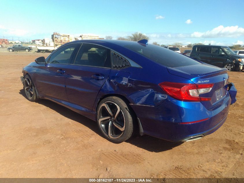 2018 HONDA ACCORD SPORT - 1HGCV1F39JA085925